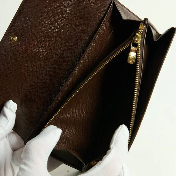 Louis Vuitton Damier Ebene Sarah Wallet
